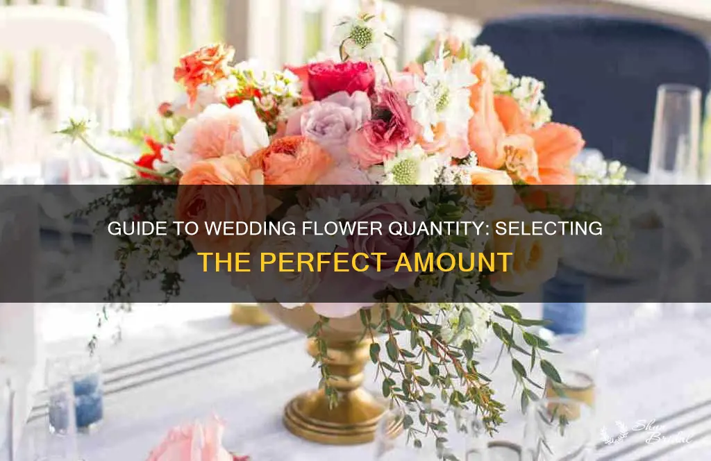 how many flowers do I need for my wedding