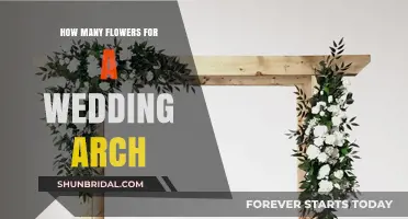 Creating a Floral Wedding Arch: How Many Flowers?