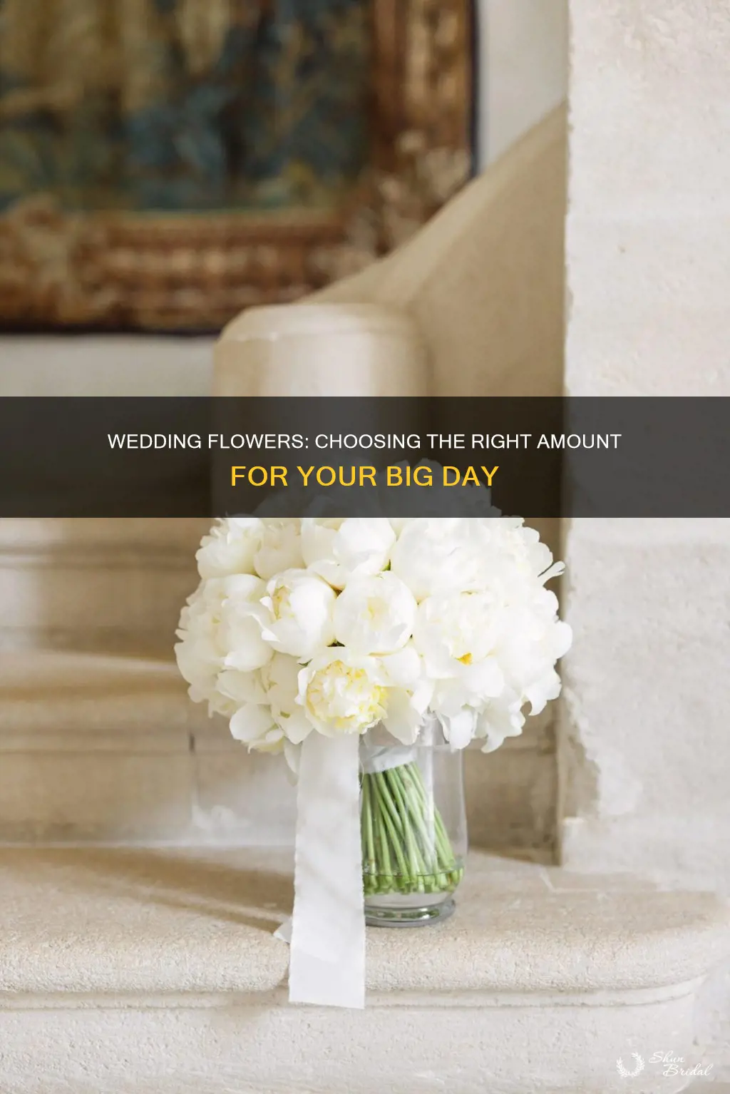 how many flowers for a wedding