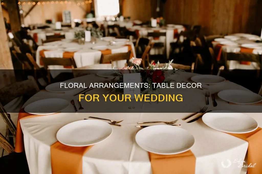 how many flowers per table wedding