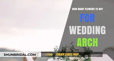 Perfect Wedding Arch: Choosing the Right Number of Flowers for Your Big Day