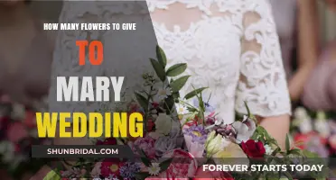 Mary's Wedding Flowers: How Many is Too Many?
