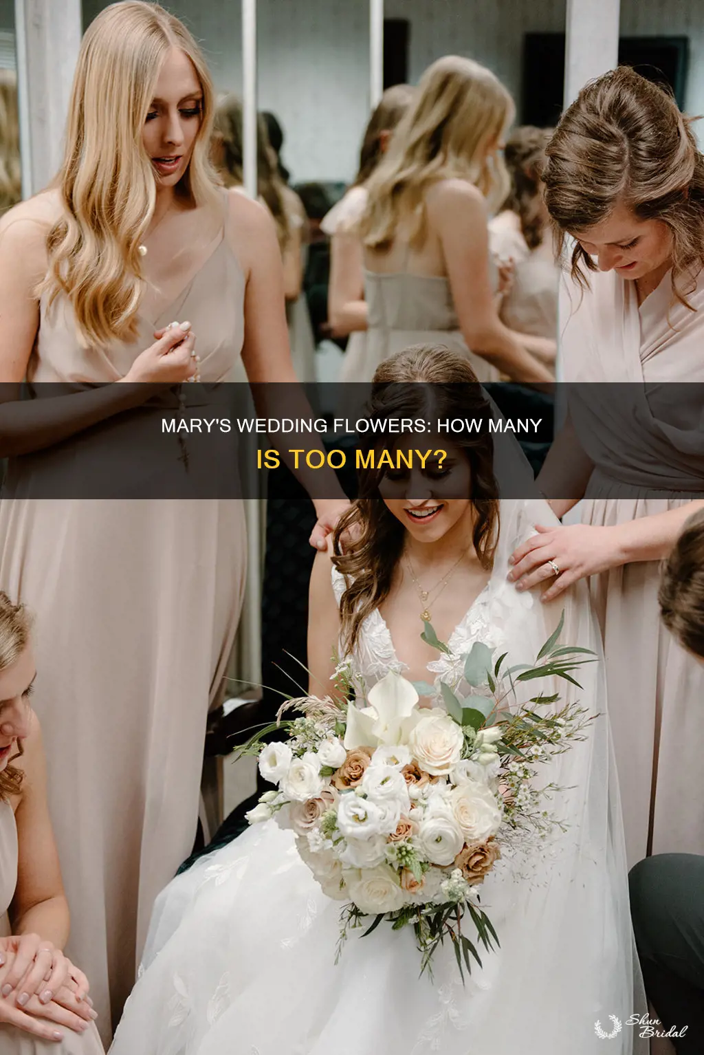 how many flowers to give to mary wedding