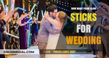 Glowing Wedding Magic: How Many Foam Glow Sticks to Light Up Your Celebration?