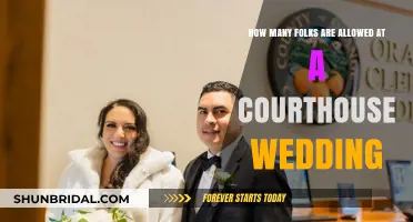 Courthouse Wedding Guest Limits: How Many Can Attend?