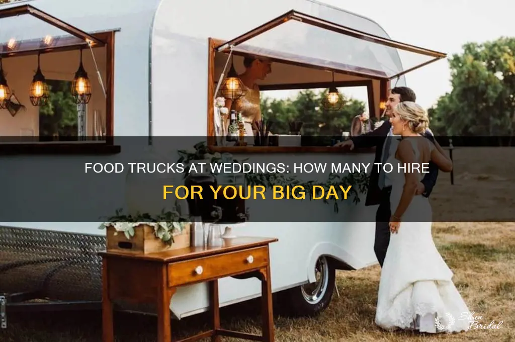 how many food trucks for a wedding