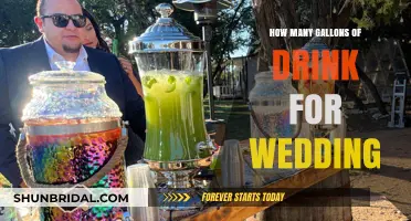 Perfect Wedding Beverage Planning: How Many Gallons to Serve Guests?