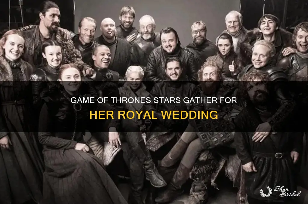 how many game of thrones cast were at her wedding
