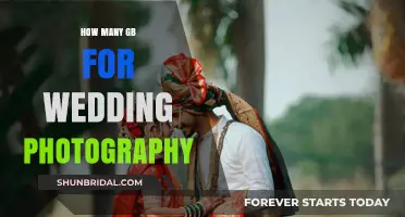 Wedding Photography: How Many GB Do You Need?