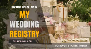 Perfecting Your Wedding Registry: How Many Gifts Should You Include?