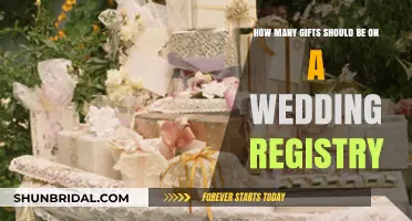 Perfect Wedding Registry: How Many Gifts Should You Include?