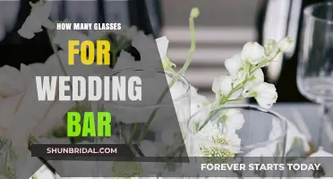 Perfect Wedding Bar Setup: Glassware Quantities for a Flawless Celebration