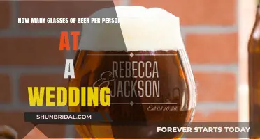 Perfect Pour: Estimating Beer Glasses Per Guest at Your Wedding