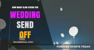 Glow Stick Wedding Send-Off: Perfect Quantity for a Magical Exit