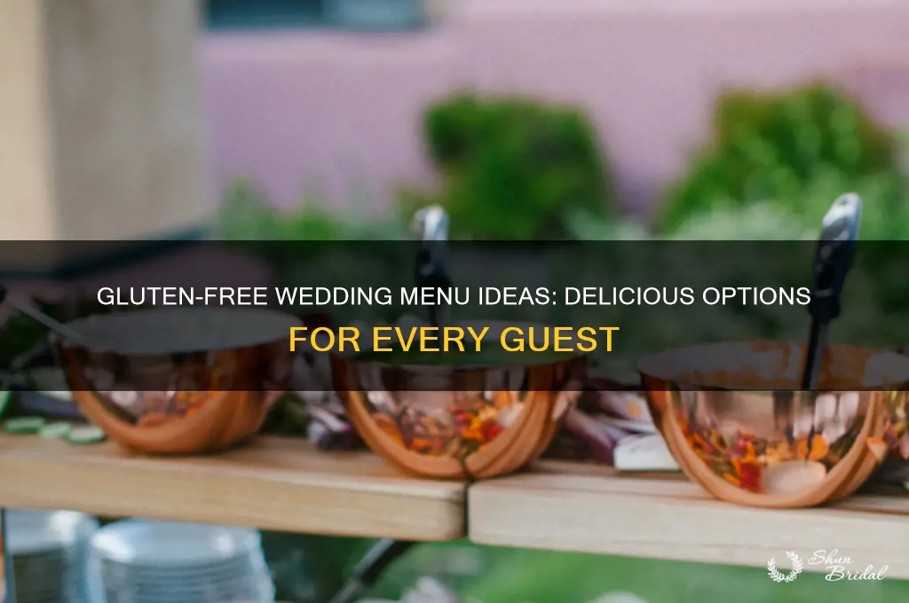 how many gluten free options for wedding