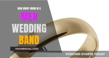 Men's Wedding Bands: Gold Grams