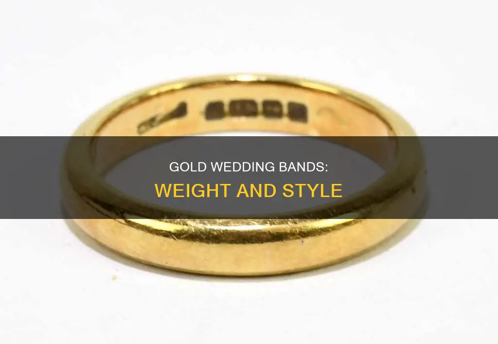 how many grams does a gold wedding band weigh