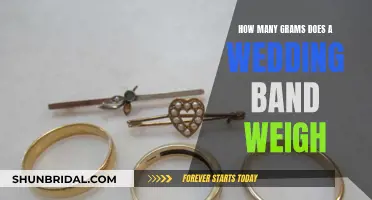 Wedding Bands: Gram Weights