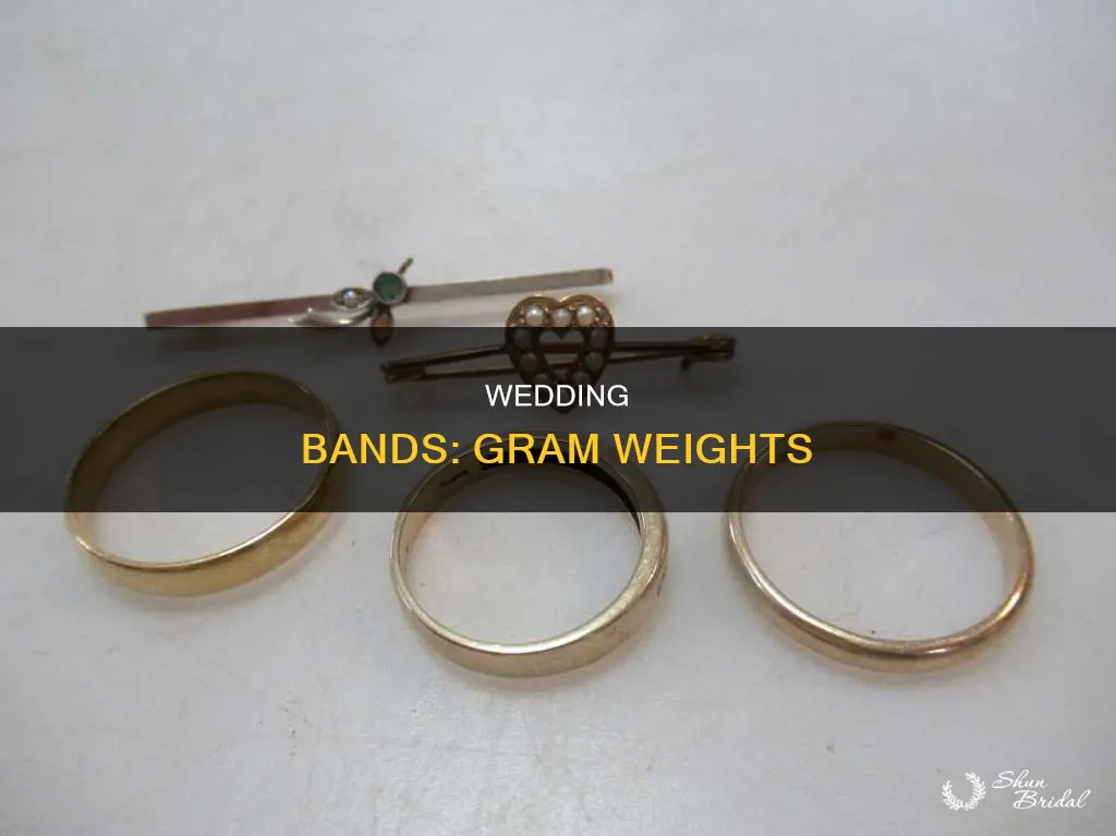 how many grams does a wedding band weigh