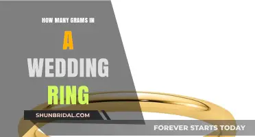 Wedding Ring Weight: How Many Grams?