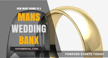 Men's Wedding Bands: Understanding the Average Weight in Grams