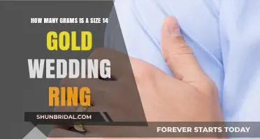 Gold Wedding Ring Weights: Size 14 Explained
