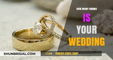 How Many Grams Does Your Dream Wedding Weigh?