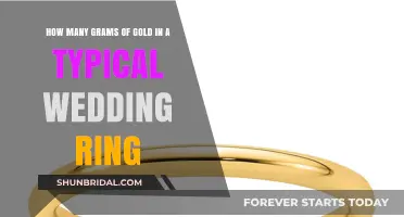 Gold Wedding Rings: Gram Weights and More