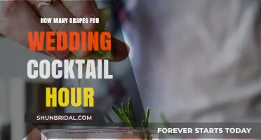 Perfect Wedding Cocktail Hour: Grape Quantity Tips for Your Big Day