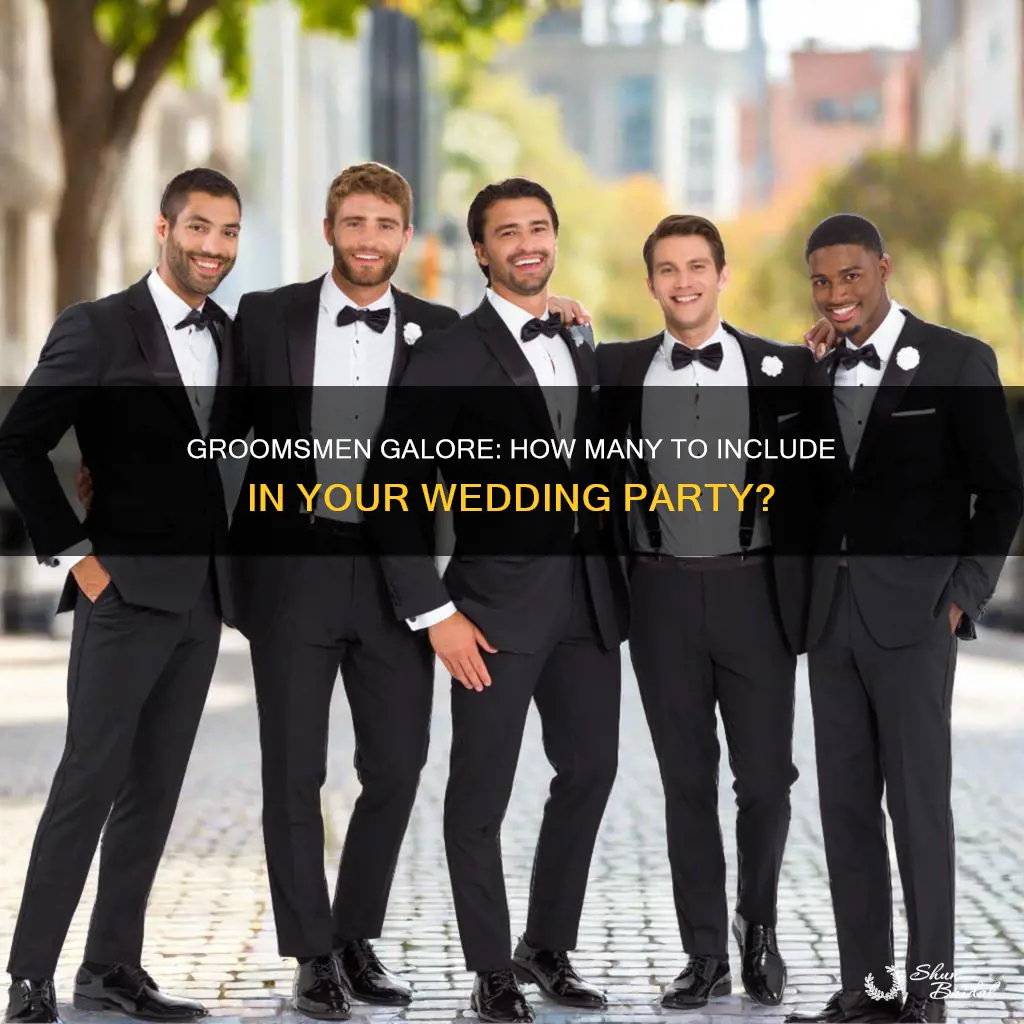 how many groomsman in a wedding