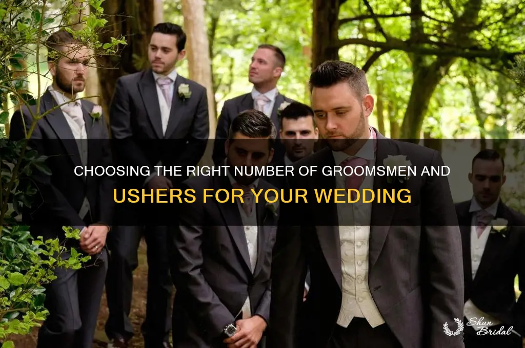 how many groomsmen and ushers