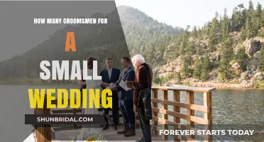 Perfect Groomsmen Count for Intimate, Small Wedding Celebrations