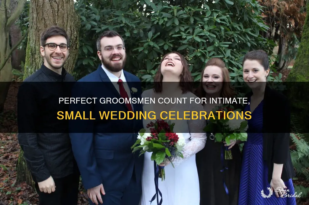 how many groomsmen for a small wedding