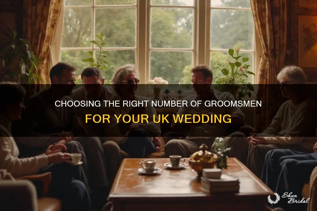 how many groomsmen uk