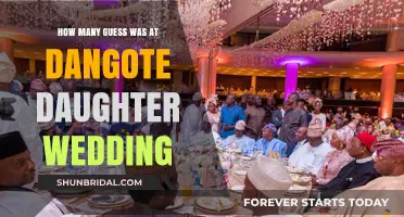 Dangote Daughter's Wedding: Unveiling the Astonishing Guest Count