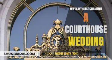 A Courthouse Wedding: How Many Guests Are Too Many?