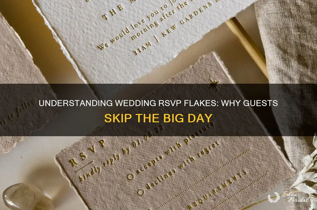 how many guest do not come to the wedding