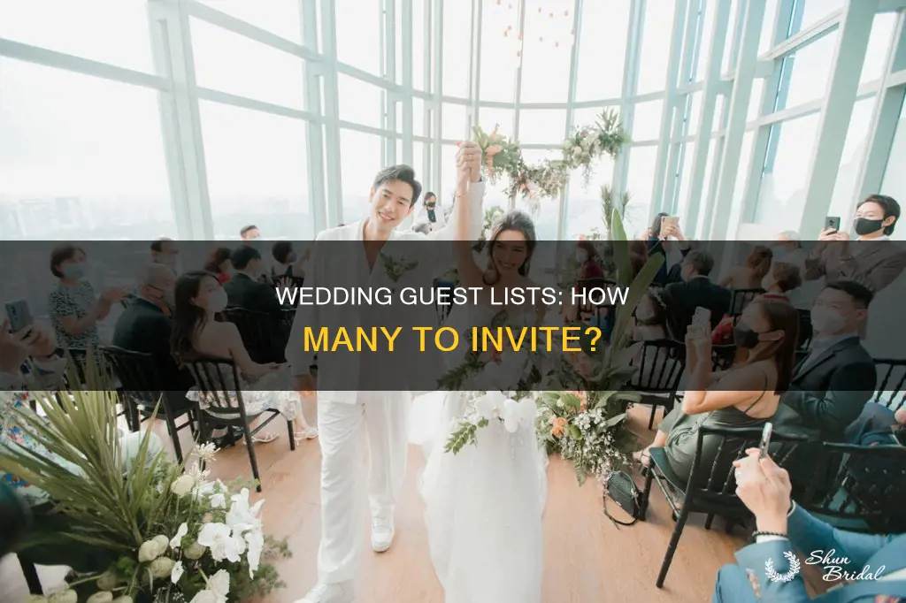 how many guest will attend at a wedding
