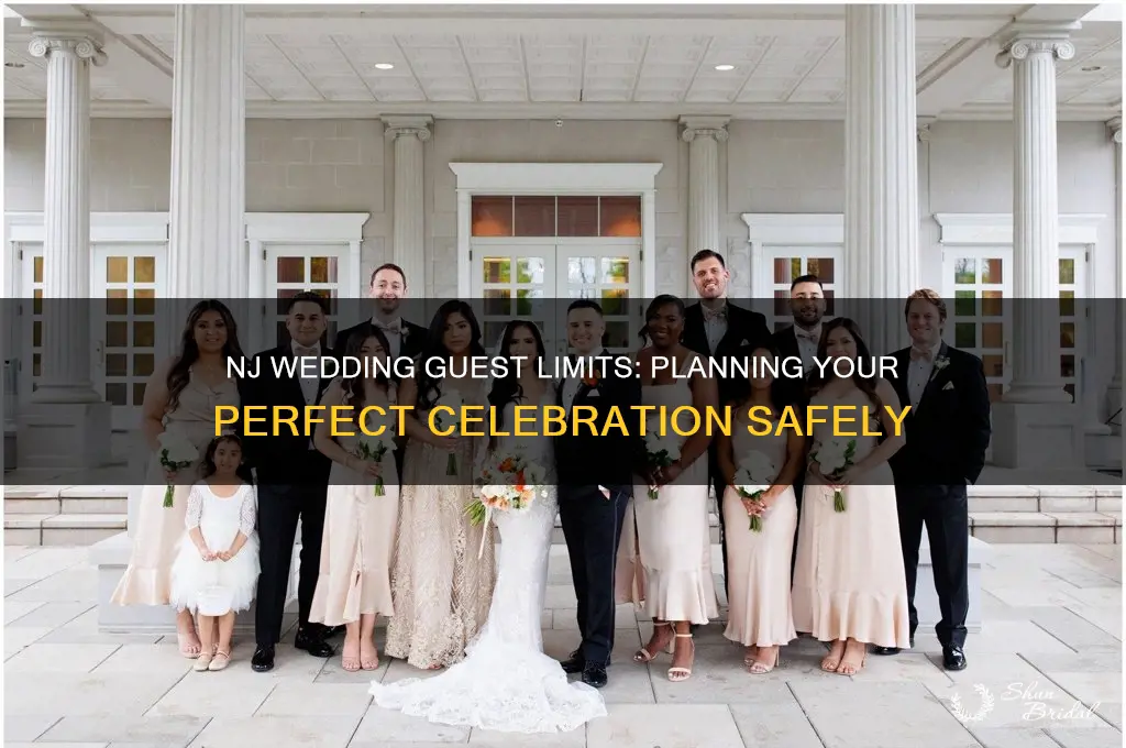 how many guests are allowed at a wedding in nj