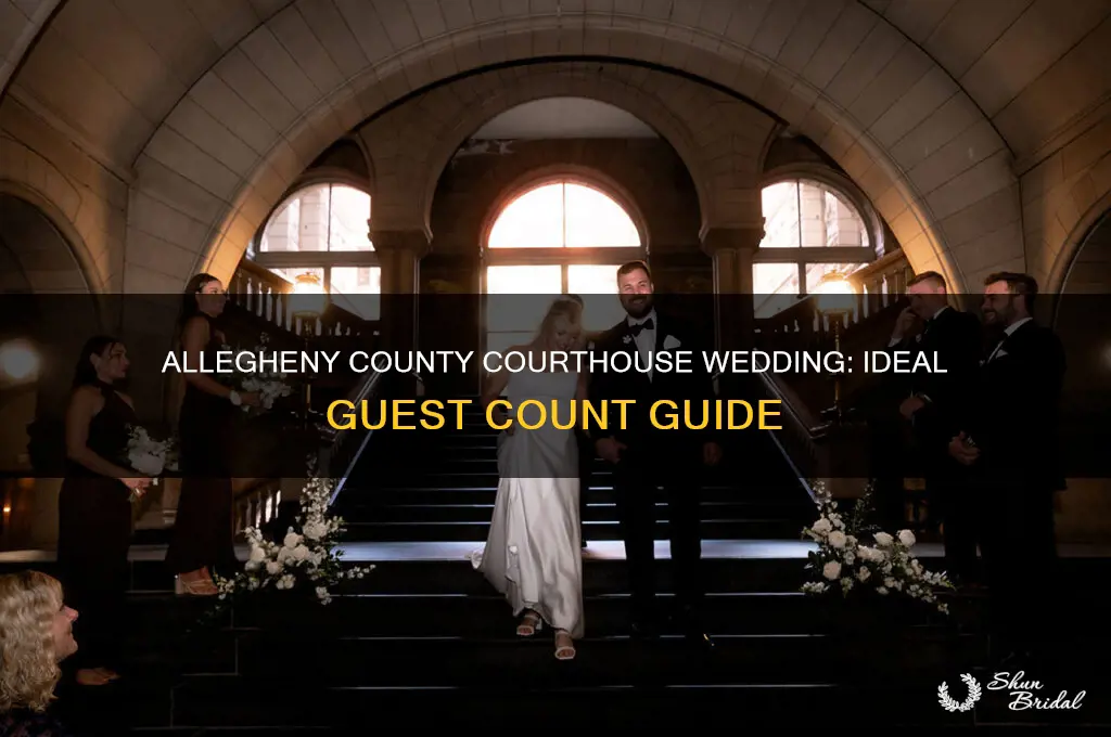 how many guests at a courthouse wedding allegheny county