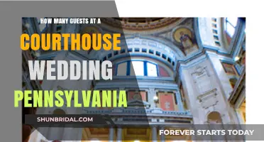 Pennsylvania Courthouse Wedding: Ideal Guest Count for Your Intimate Ceremony