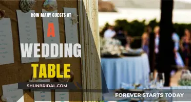 Perfect Wedding Table Setup: Ideal Guest Count for Comfort & Style