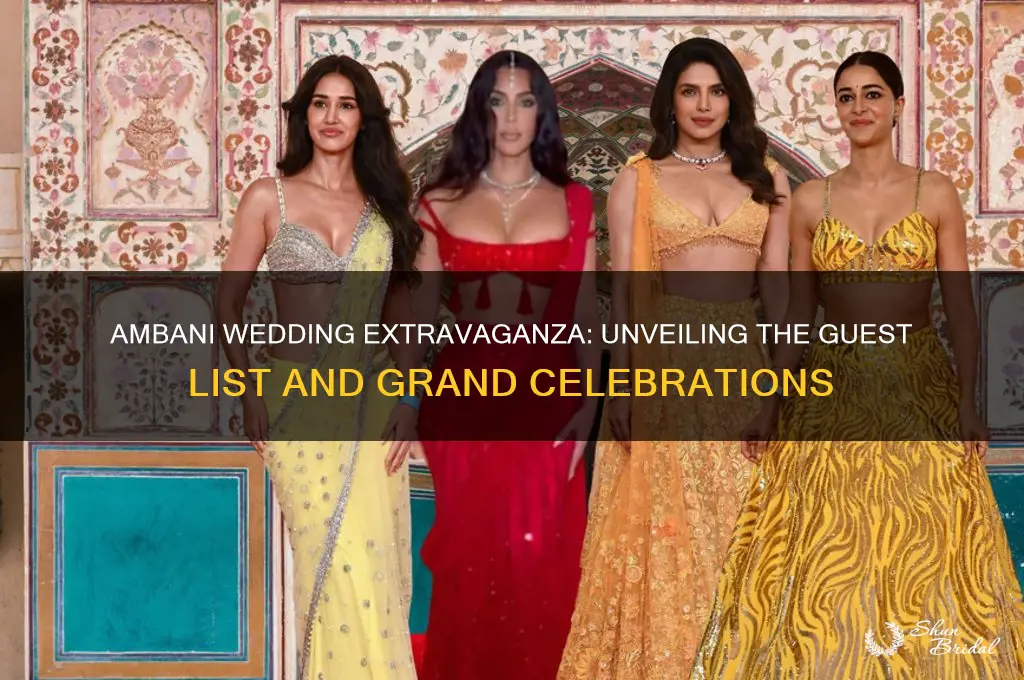 how many guests at ambani wedding