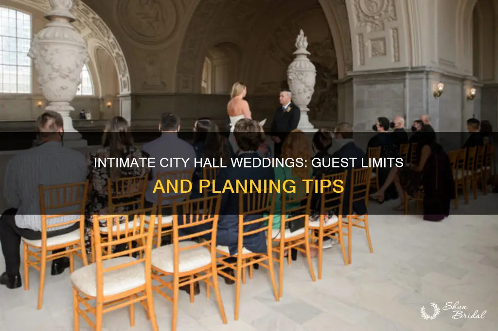 how many guests at city hall wedding