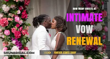 Crafting an Intimate Vow Renewal: Ideal Guest Count Guide