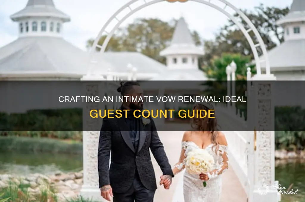 how many guests at intimate vow renewal