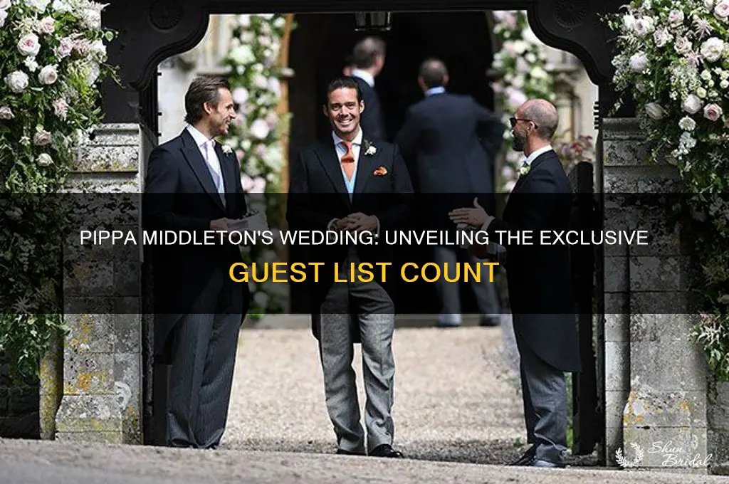 how many guests at pippa middleton wedding