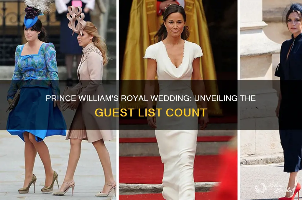 how many guests at prince william