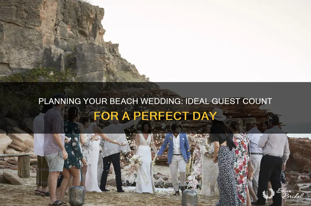 how many guests beach wedding