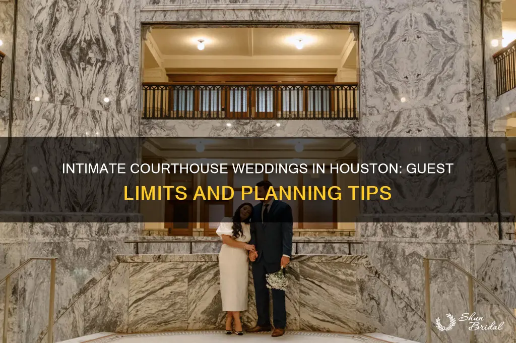 how many guests courthouse houston wedding